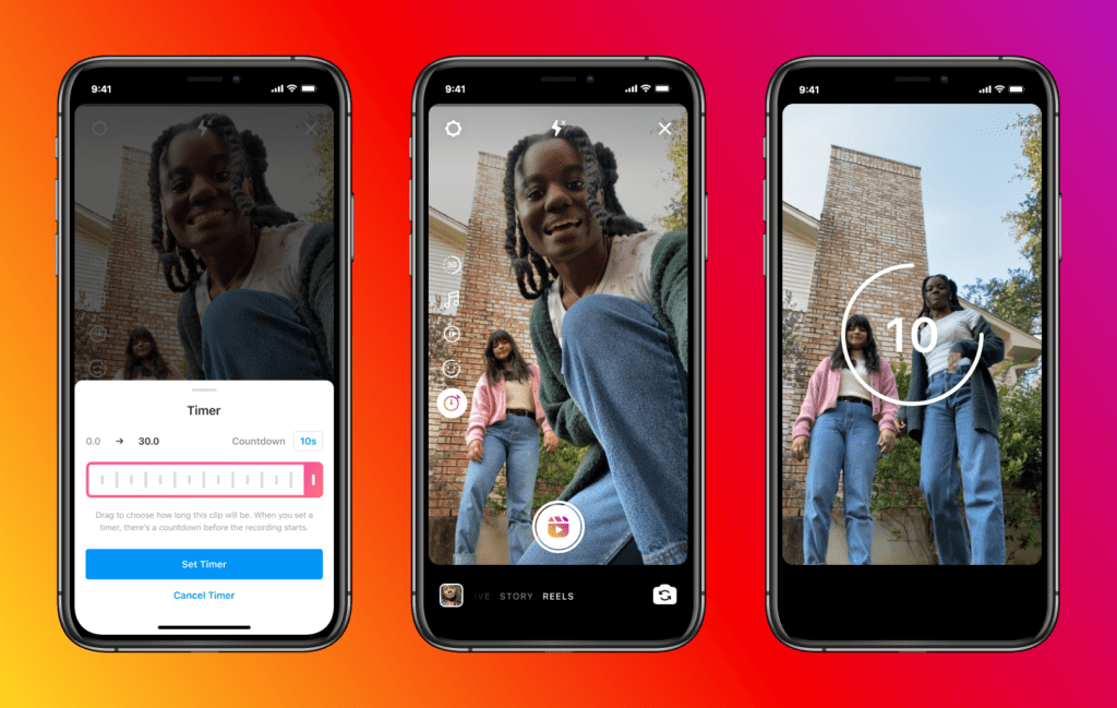 instagram reels timer