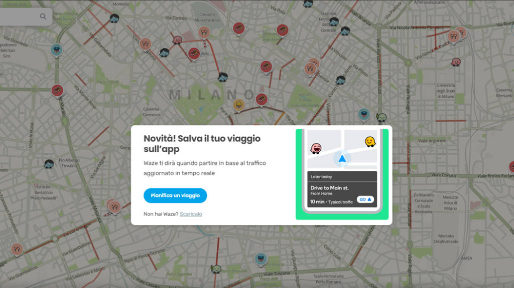 nuova funzione di waze