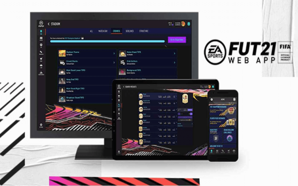 FIFA 21 web app