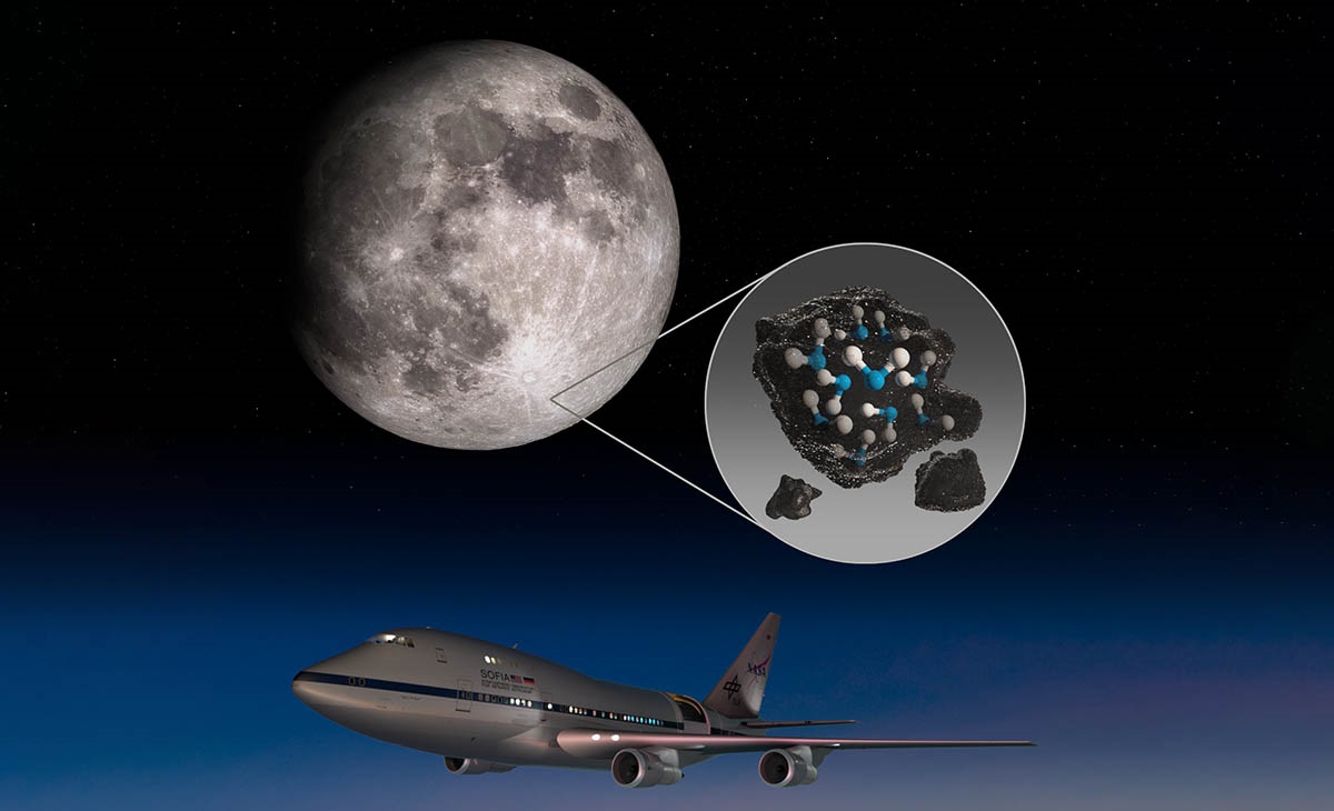 Acqua sulla Luna: la NASA ne annuncia la scoperta grazie al telescopio SOFIA