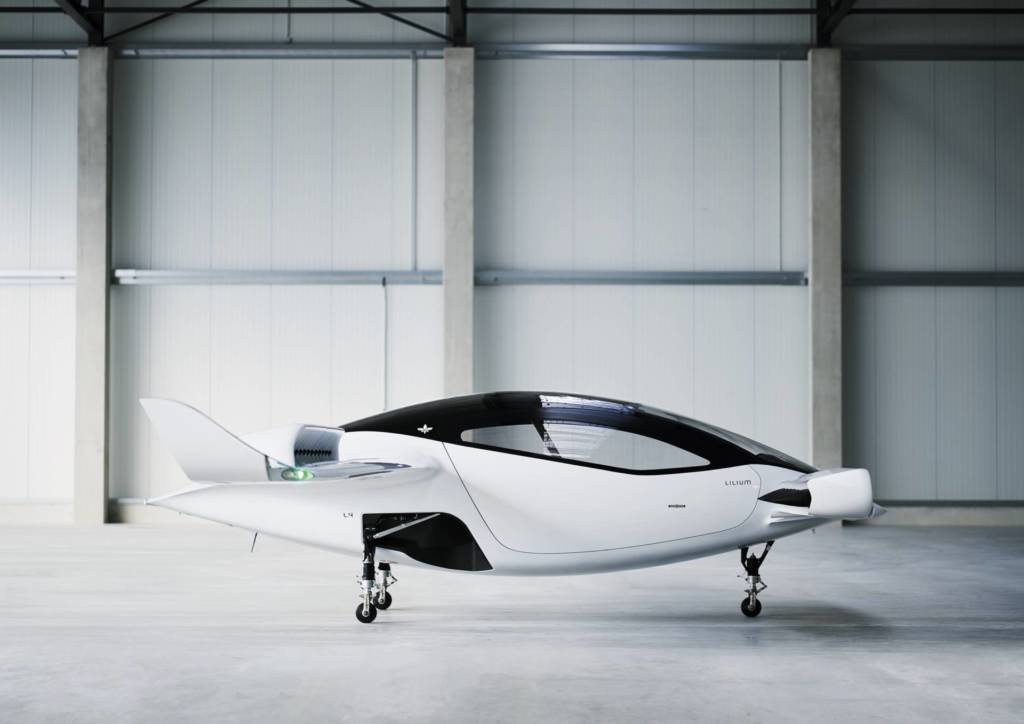 VTOL Lilium aereo elettrico