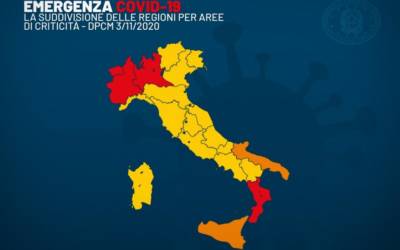 I 21 criteri di valutazione per le Zone Rosse, Arancioni e Gialle