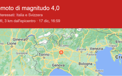 Terremoto a Milano: arriva dall’Africa e Google lo ha rivelato usando gli smartphone