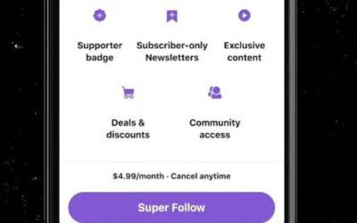 Funzione a pagamento di Twitter: svelato “Super Follow” con opzioni esclusive
