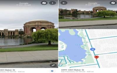 Google Maps aiuta la navigazione su Street View con lo split screen