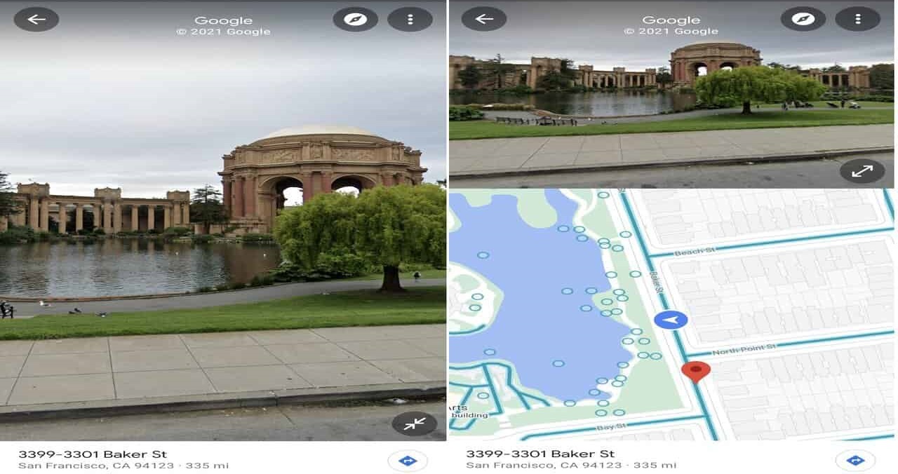Google Maps aiuta la navigazione su Street View con lo split screen