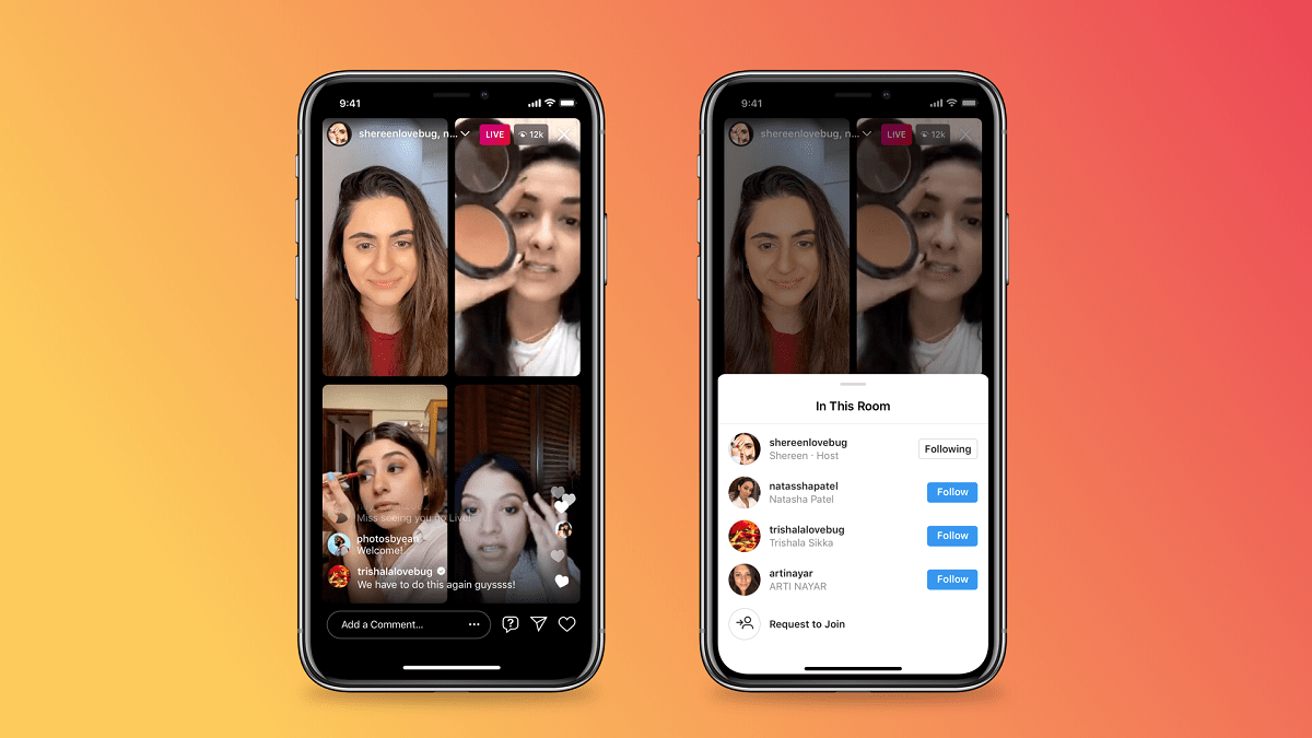 Instagram, arriva la possibilità di fare Live senza video