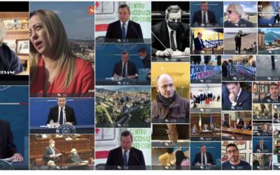 Mario Draghi popolarità sui social, i dati