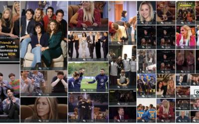 Friends the Reunion, i dati social