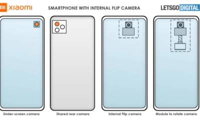 La fotocamera sotto al display di Xiaomi sarà in grado di ruotare