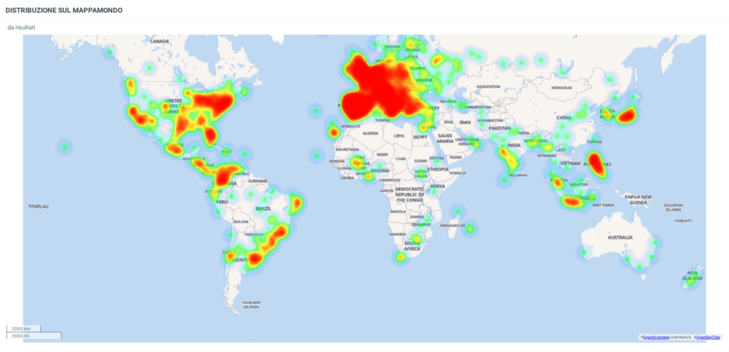 Mappa delle conversazioni sui Maneskin