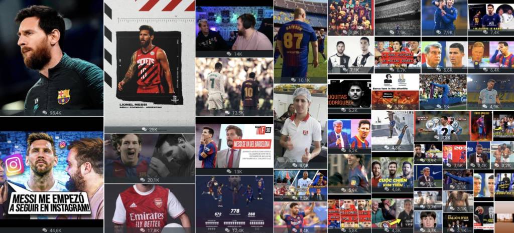 Messi lascia il Barcellona, i dati social
