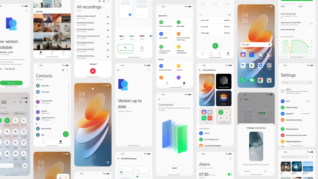 ColorOS 12 visual