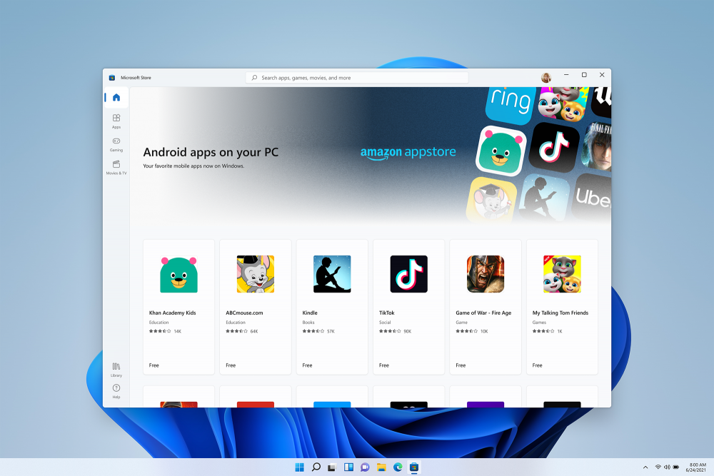 Caratteristiche Windows 11: il nuovo App Store