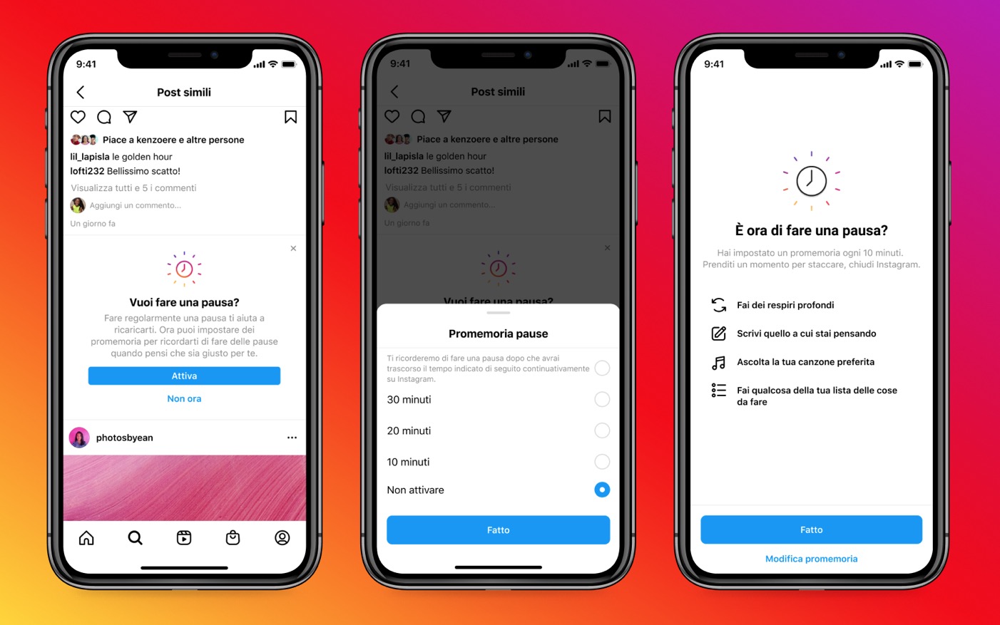 Instagram, ultime novità: Prenditi una pausa e Like alle stories