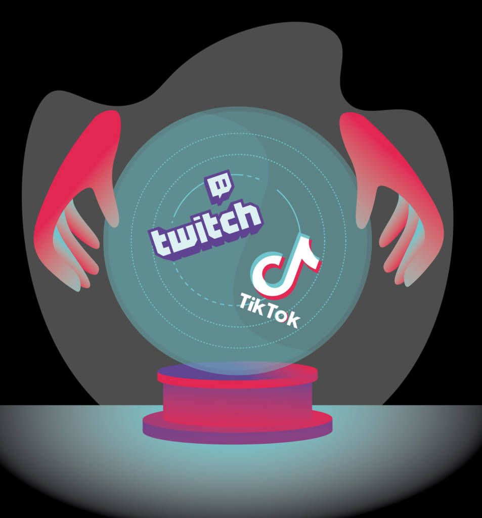 TikTok e twitch marketing