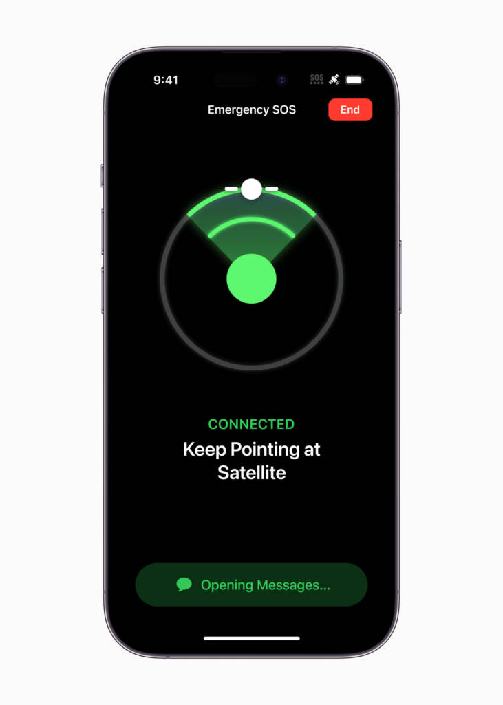 iPhone 14 Pro Max: SOS emergenze via satellite