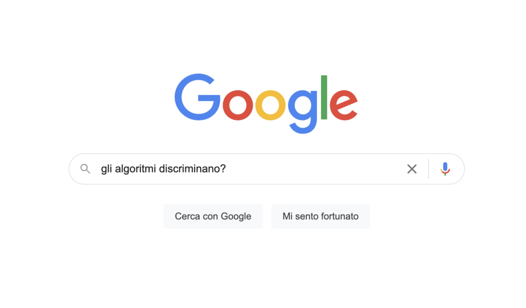 Gli Algoritmi discriminano