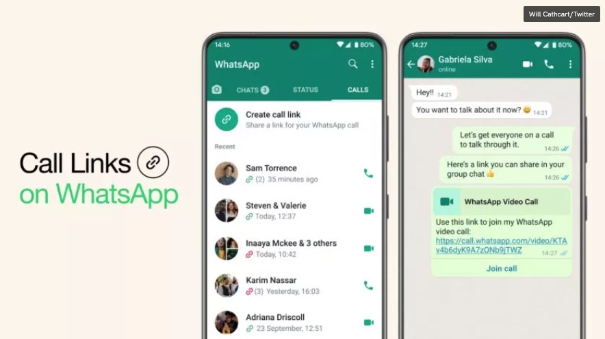 WhatsApp, come creare e condividere link per le videochiamate