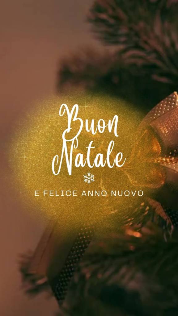 Buon Natale immagini oro