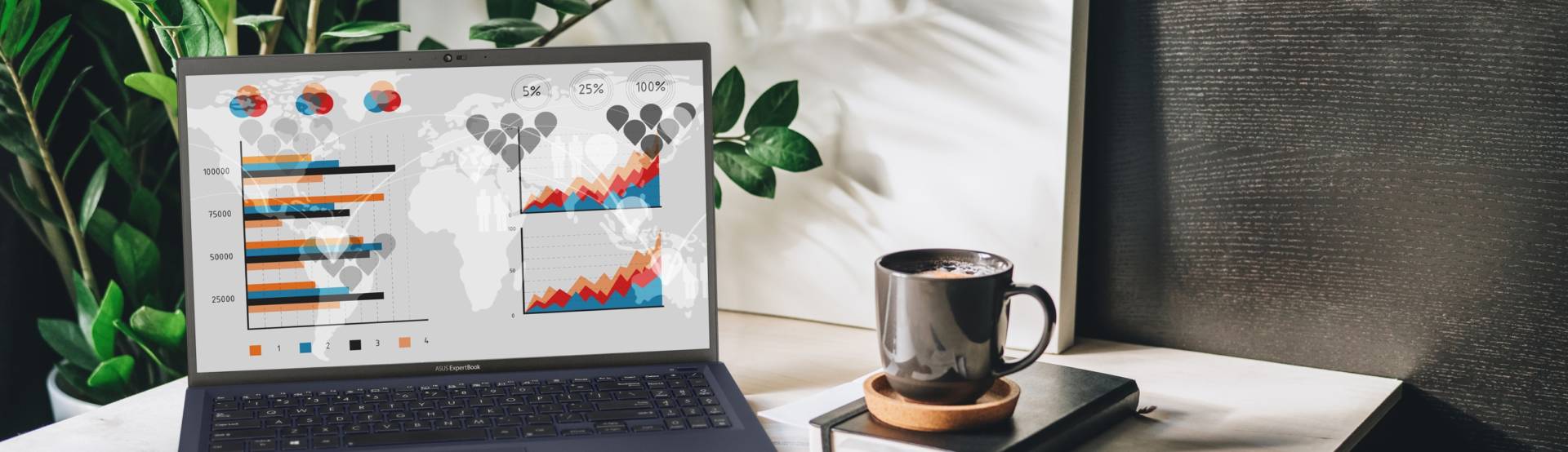 La gamma ExpertBook di ASUS, i laptop per tutti i tipi di business