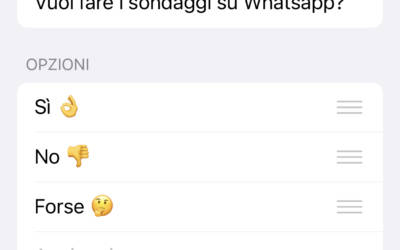 Sondaggi su WhatsApp, come farli su Android e iPhone
