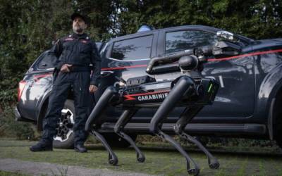 Saetta: il cane Robot dei Carabinieri di Roma