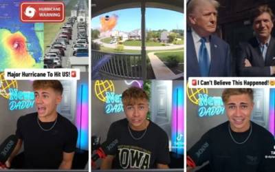 Su TikTok aumentano gli account di news