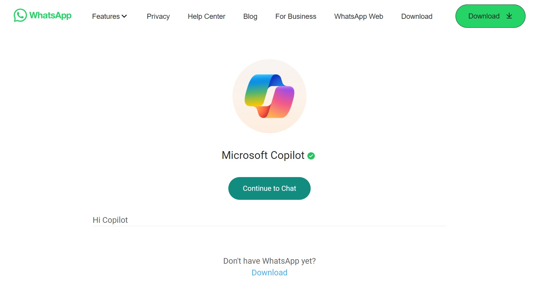 Come usare l’AI su WhatsApp: Microsoft lancia CoPilot