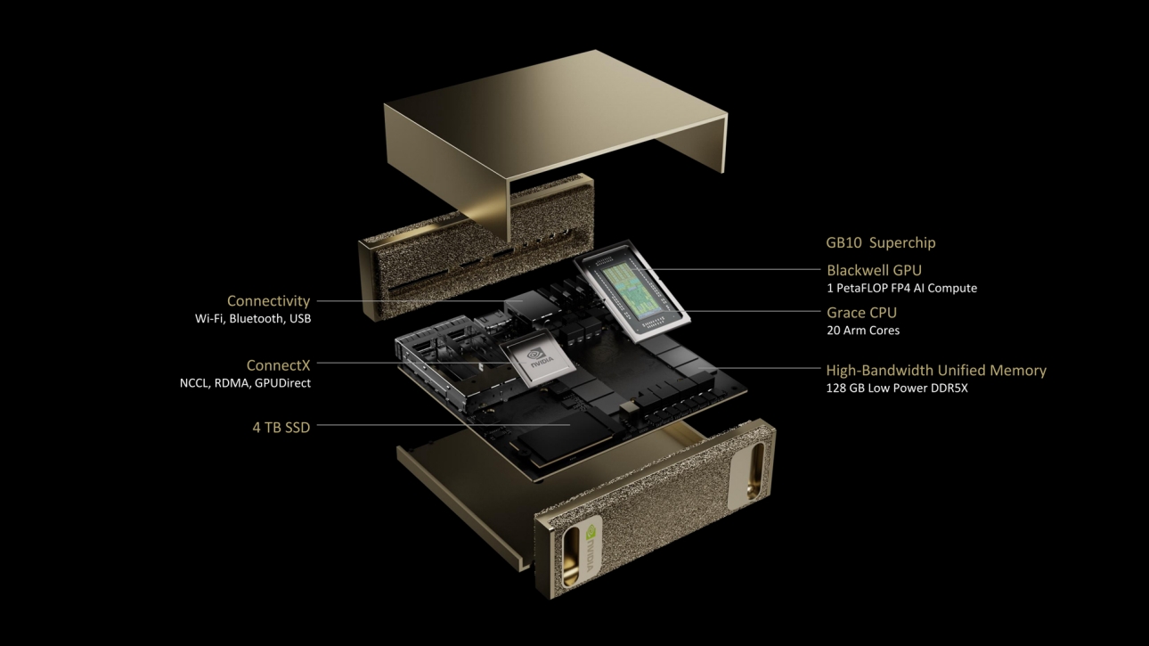 Nvidia Project Digits: il supercomputer AI tascabile