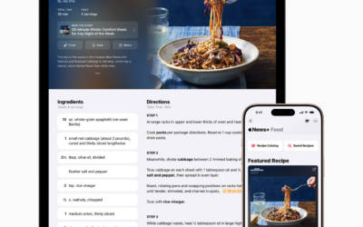 Apple punta sulla cucina e sfida le app di ricette