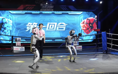 Il primo torneo di kick boxing per Robot, in Cina