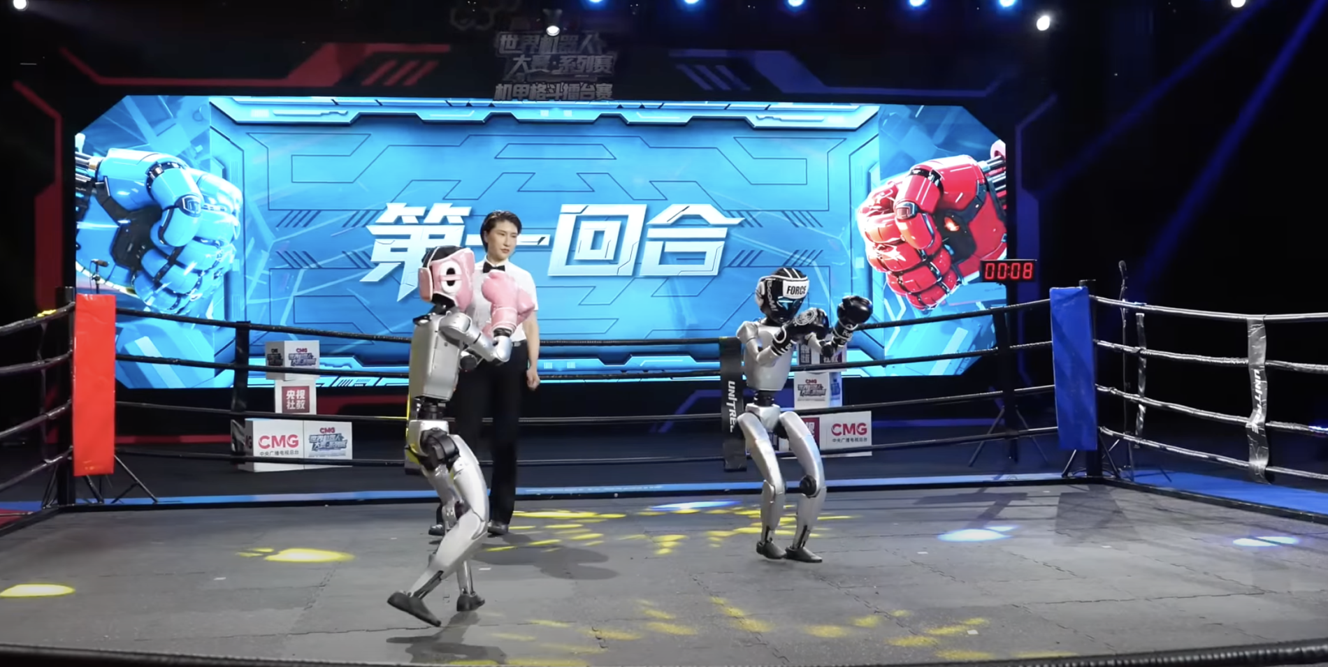 Il primo torneo di kick boxing per Robot