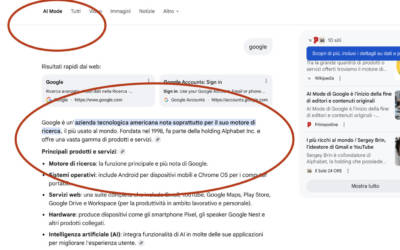 Google AI Mode in italiano, cosa succede e gli impatti