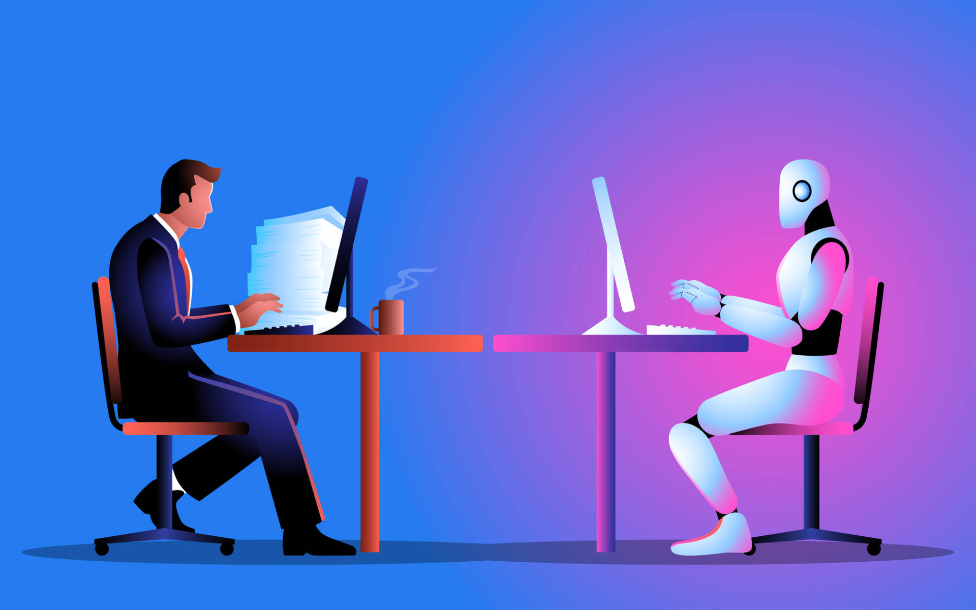 L'AI ti farà guadagnare di più o ti sostituirà? I 3 futuri possibili (e quale ti riguarda)