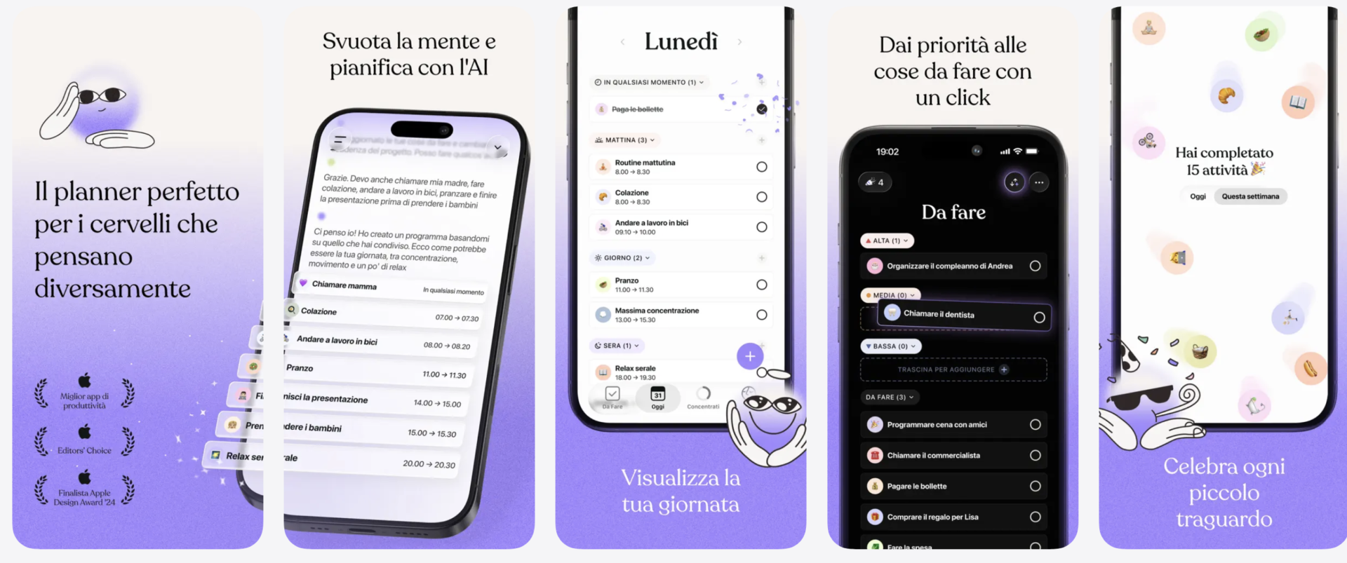 Migliori App Apple 2025 Tiimo